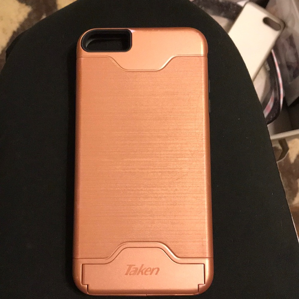 Rose gold phone case